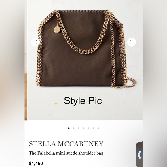 Michael Kors Leather Metallic Shoulder Crossbody Bag with Chain Strap Detail GUC - Picture 8 of 8